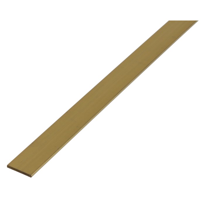 Messing Flachstange 30 X 2 Mm – 1000 Mm Länge, CuZn39Pb3 (MS58), Sägebar & Drehbar – Rohe Oberfläche