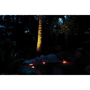 Pontec PondoStar LED RGBW Teichbeleuchtung Set mit 3 Spots beleuchtet Teich und Garten farbig.