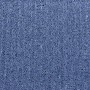Blaue VidaXL Treppenmatte, 65x24x4 cm, aus Polypropylen. Detailaufnahme der Textur.