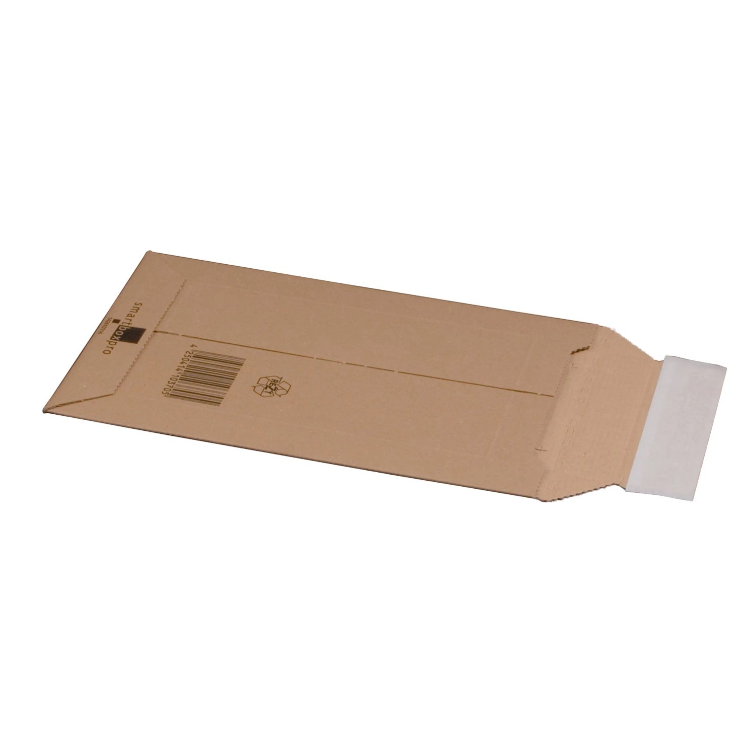 PROREGAL Mega Deal 100x Versandtasche Aus Wellpappe DVD LxBxH 150x250x50mm mit Selbstklebeverschluss & Aufreißfaden Variable Höhe Braun Versandtüte