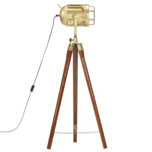 vidaXL Stehleuchte Dreibein Massivholz Mango 97 cm 286109