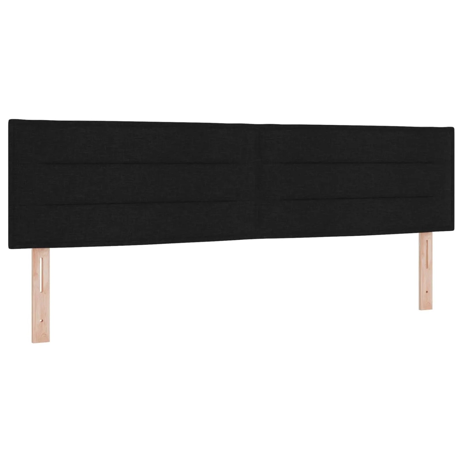 vidaXL LED Kopfteil mit LED-Lichtleisten Schwarz 180 cm Polyester 3338001