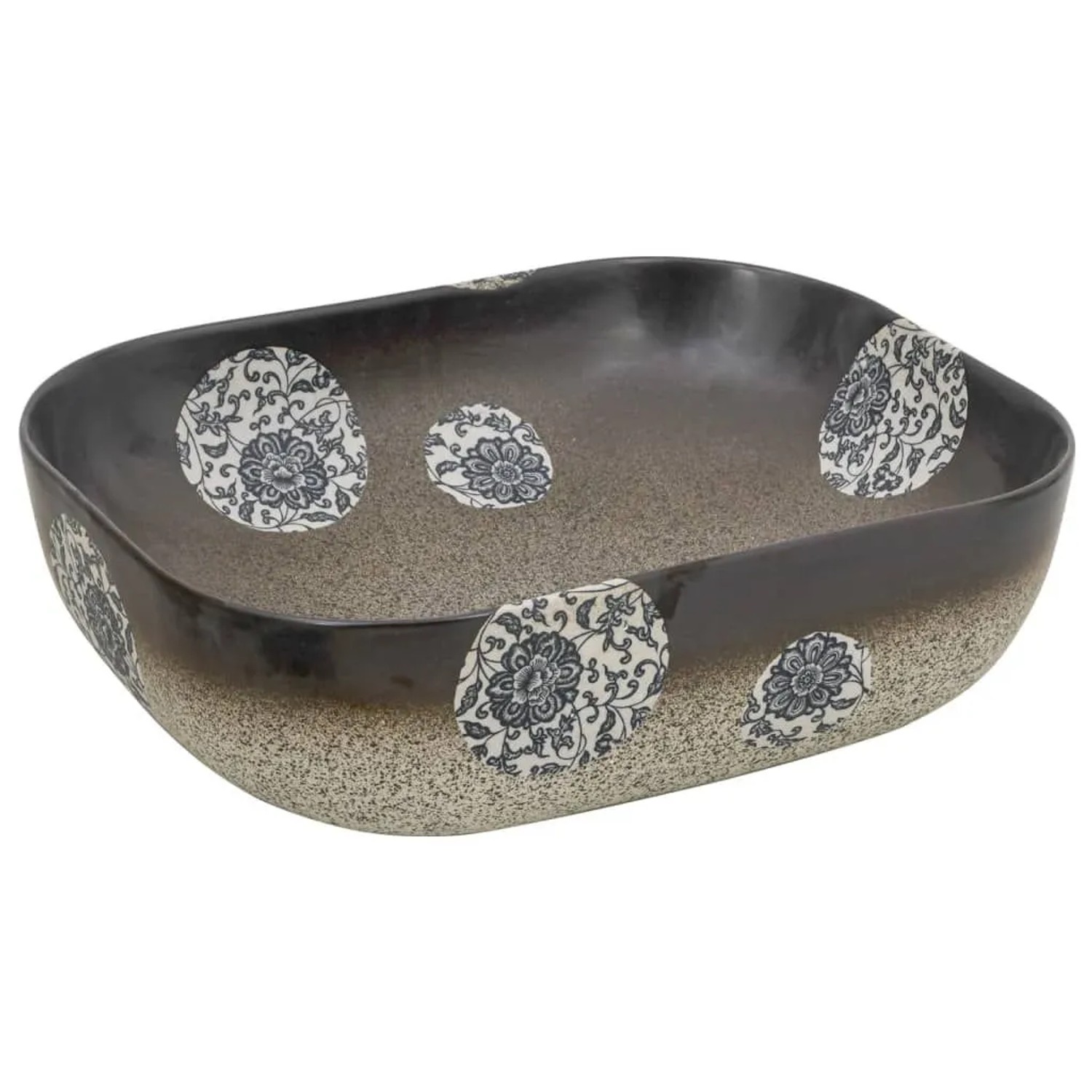 vidaXL Aufsatzwaschbecken Mehrfarbig Rechteckig 48x37,5x13,5cm Keramik 1550 günstig online kaufen