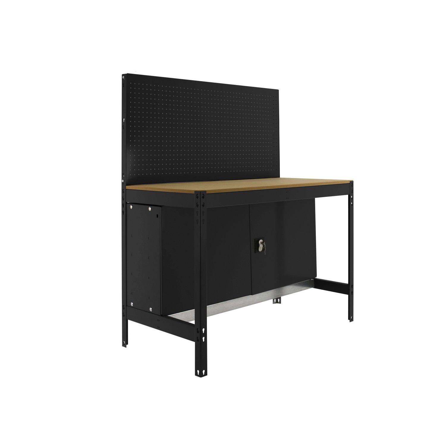 PROREGAL Werkbank Buffalo mit Werkzeugwand und Schrank HxBxT 84 x 120 x 61 günstig online kaufen