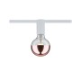 Paulmann URail Spot Ceiling Socket, weiß mit E27 Fassung und dekorativem Leuchtmittel.
