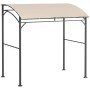 Outsunny GrillPavillon Metall Polyester Beige Schwarz 215B x 150T x 182/220H cm