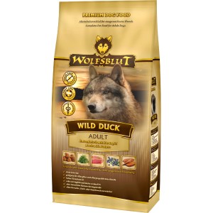 Wolfsblut Hunde-Trockenfutter Wild Duck Adult, Ente mit Kartoffeln, 2kg Sack.