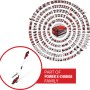 Einhell Akku-Gras- und Strauchschere GE-CG 18/100 Li T-Solo mit Teleskopstiel, Teil der Power X-Change Familie.