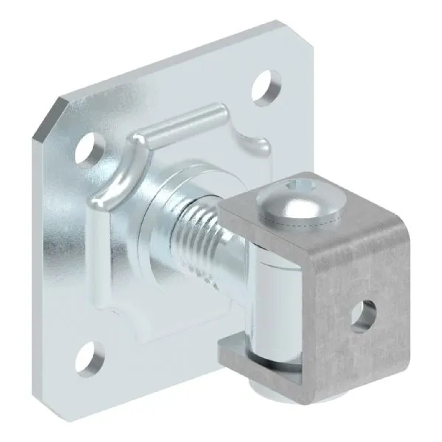 FeNau Torband M24 Verstellbar Mit Befestigungsplatte Stahl Roh S235JR