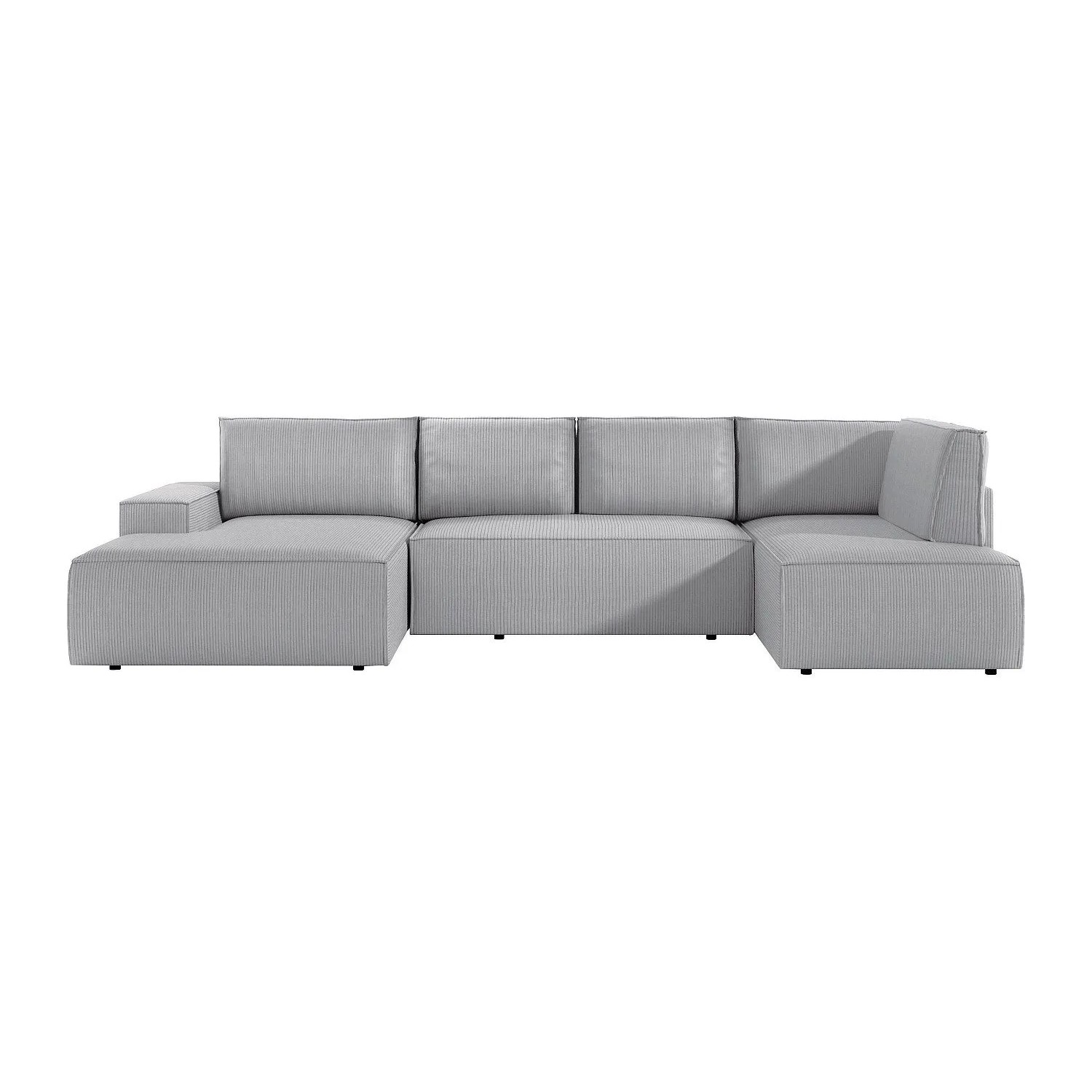 Vente-unique Schlafsofa Amelia Grau 349 cm