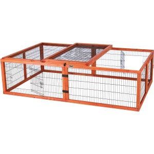 Trixie Freilaufgehege Natura, 174x48x109cm, mit aufklappbarem Deckel und Gitter