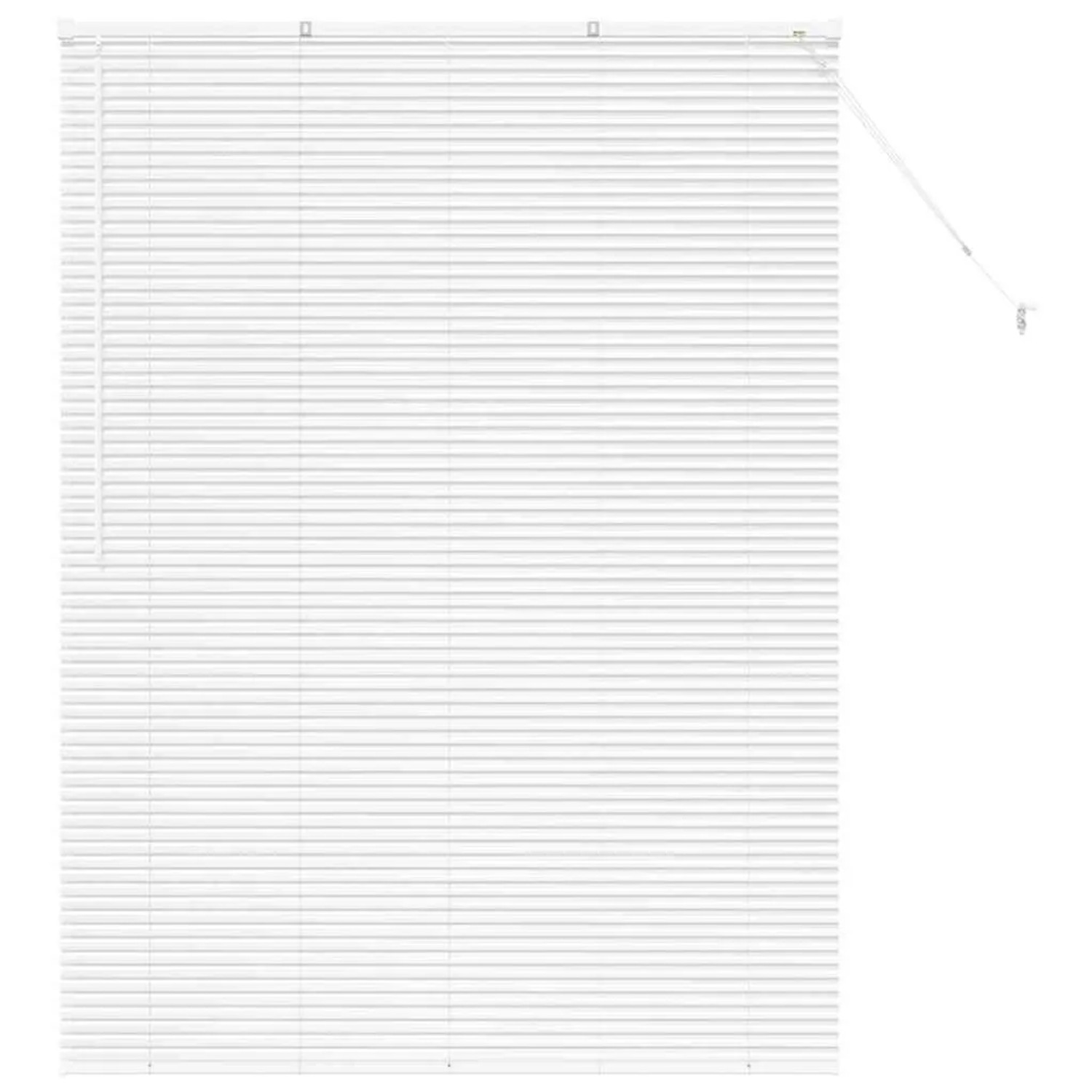 vidaXL Balkenjalousien mit Vorhängen Weiß 175 x 125 cm Aluminium 42006002 günstig online kaufen