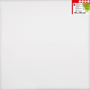 Marabu Keilrahmen, 90x90 cm, bespannt mit Baumwolle, geeignet für Acryl- und Ölfarben.