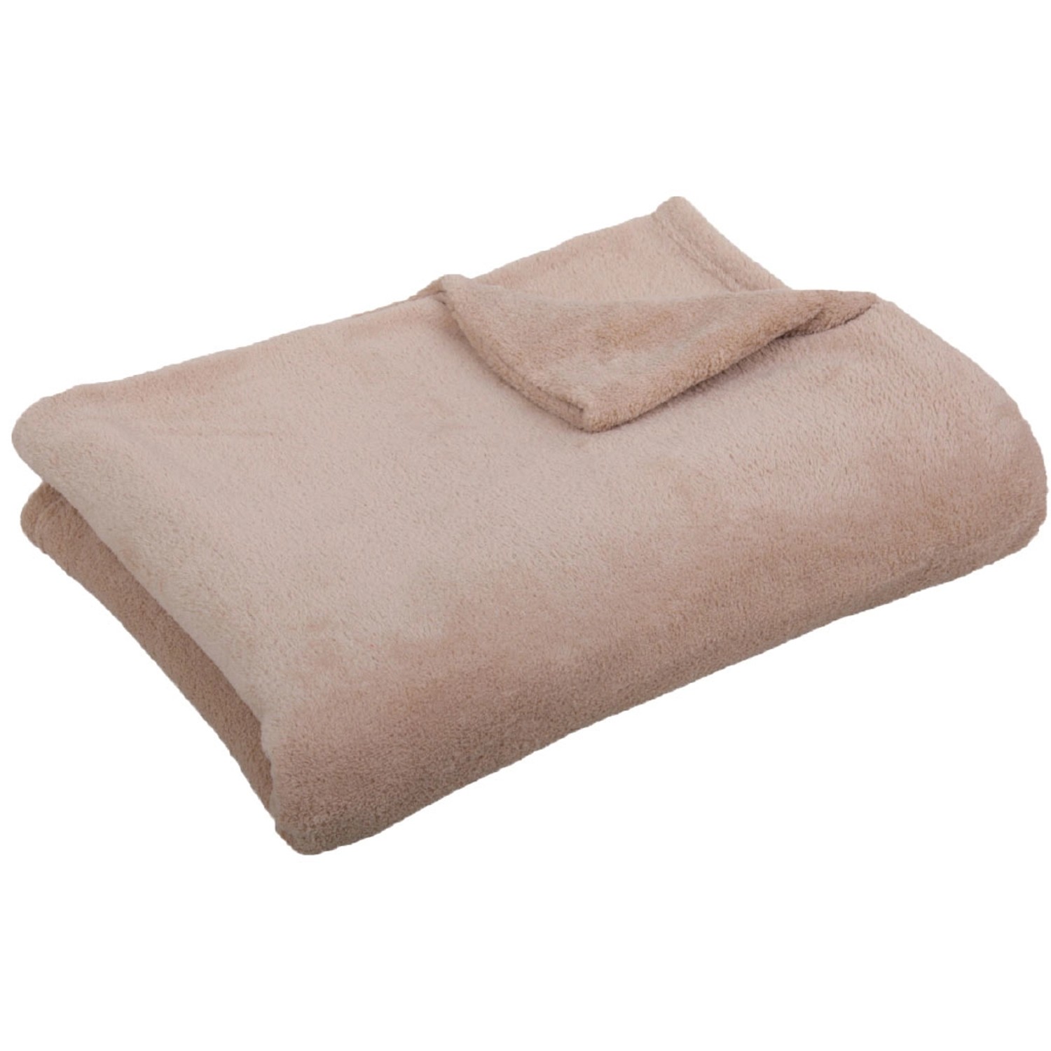 Beige Bestlivings Babydecke aus Mikrofaser, 90x140 cm, ideal zum Kuscheln.