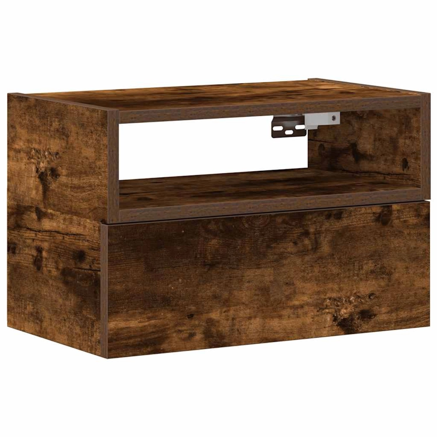 vidaXL Wand-Nachttisch Räuchereiche 45x26x28,5 cm 858604 günstig online kaufen