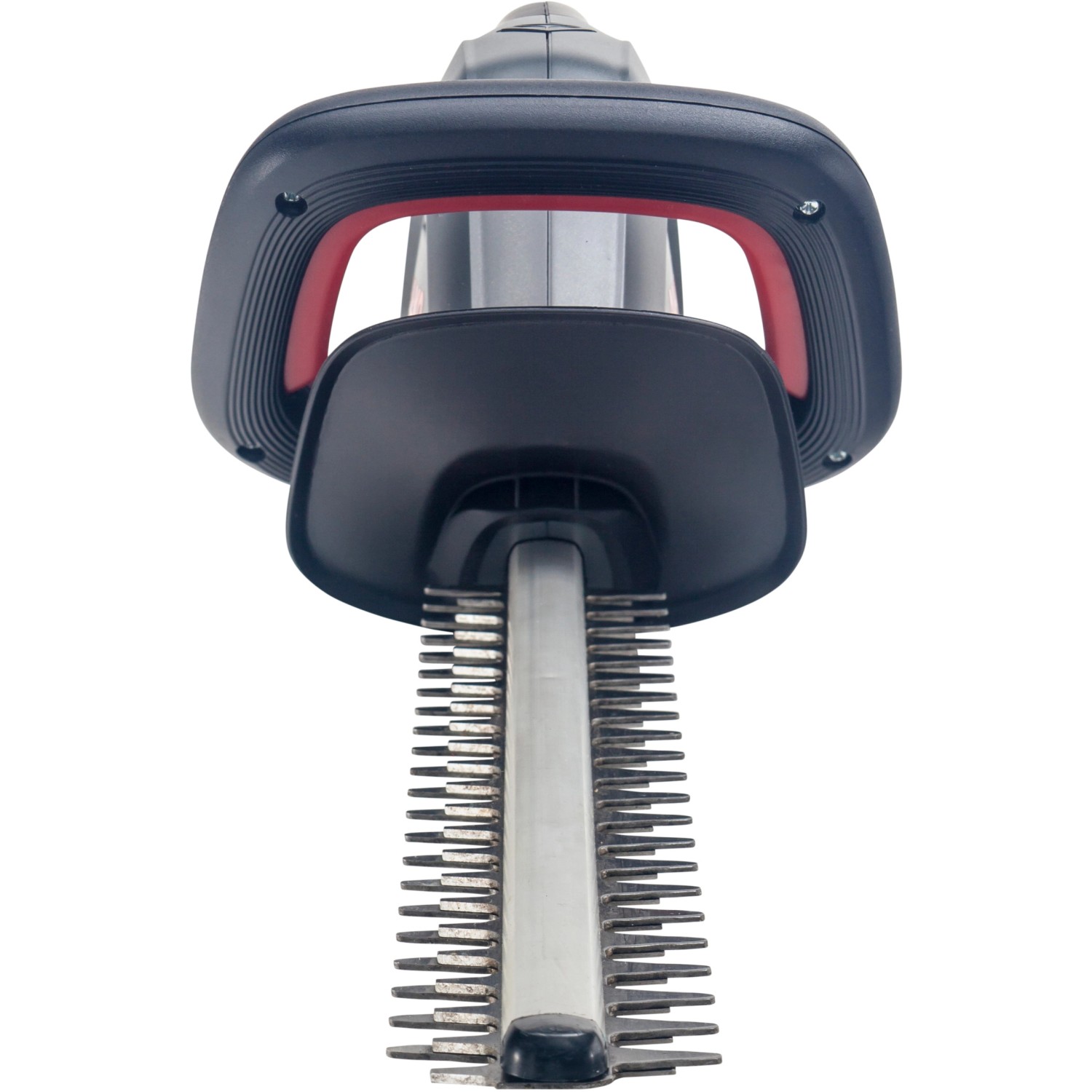 Al-Ko Akku-Heckenschere HT 1845 mit Akku, Aufsicht auf Messer und Griff.