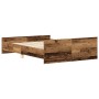 vidaXL Bettgestell Ohne Matratze Altholz-Optik 120x200cm Holzwerkstoff 3328732_7
