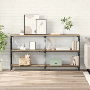 vidaXL Konsolentisch Artisan-Eiche 156 x 28 x 80,5 cm Holzwerkstoff 882785