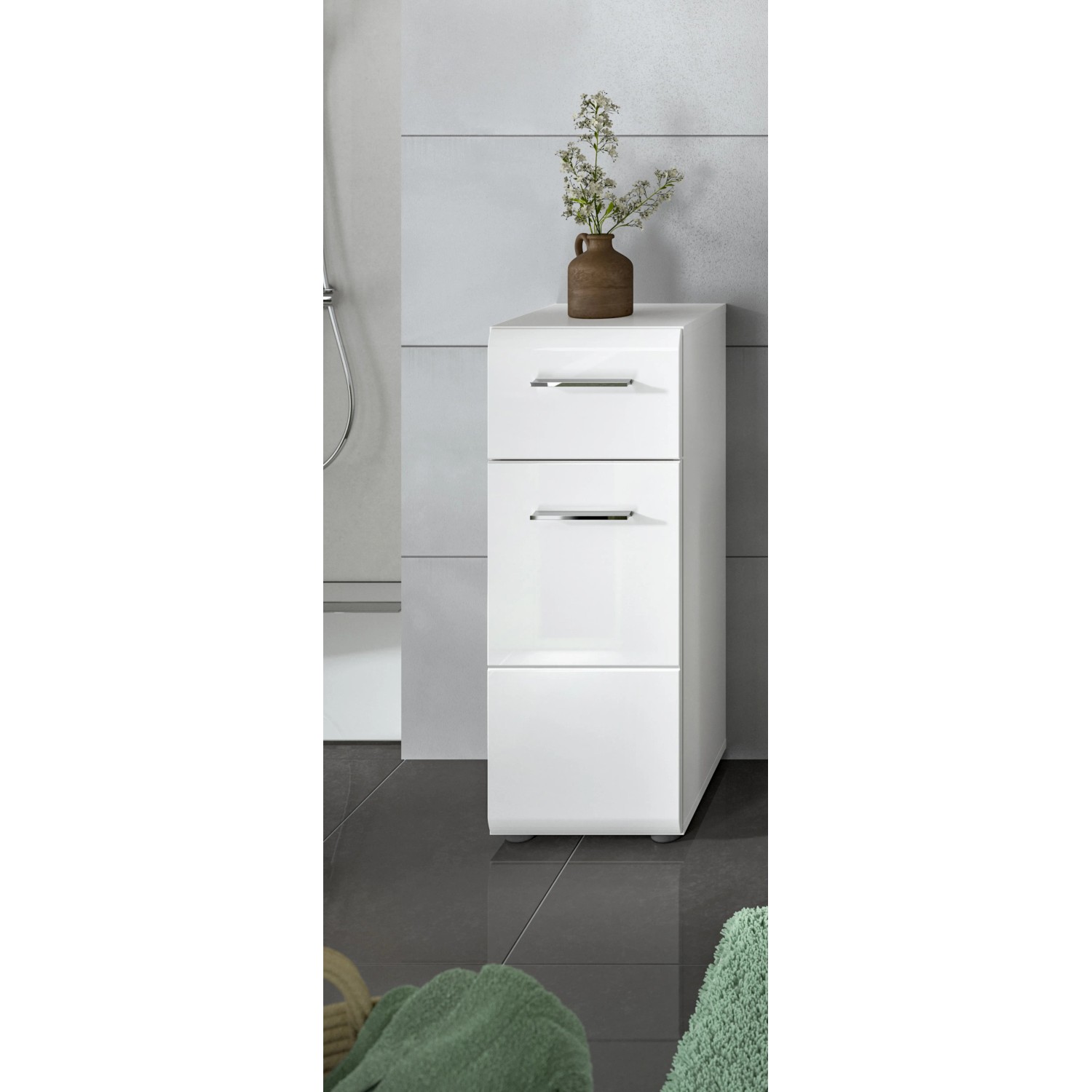 Kleankin® Badschrank Badezimmerschrank Badregal Kommode Standschrank 2
