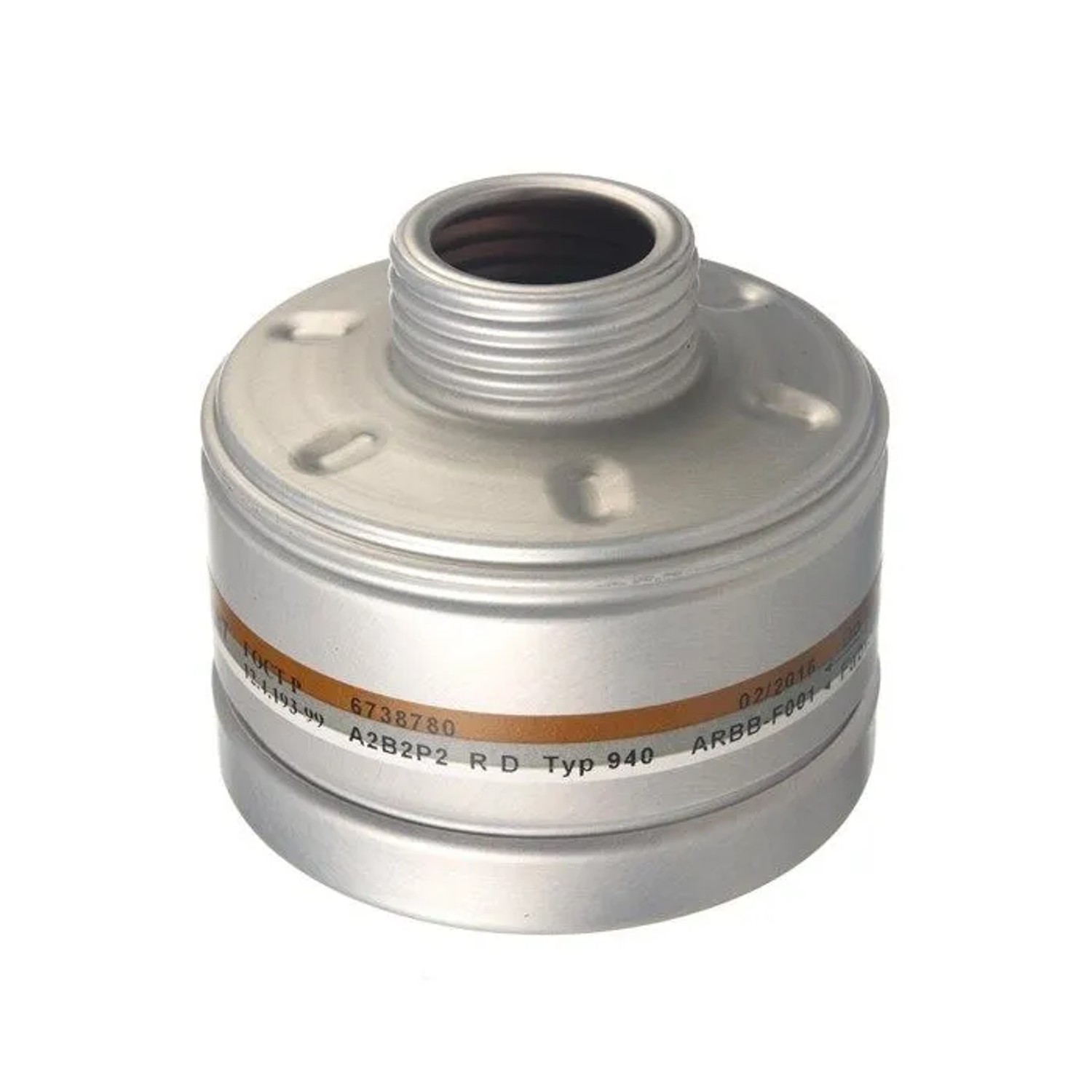 Dräger Atemschutz Kombinationsfilter 940 A2b2 P2 R D Gasfilter Partikelfilter mit Rd40 Anschluss Silber