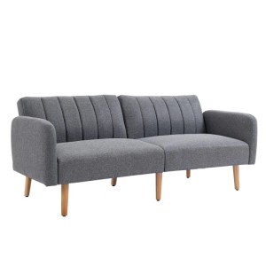 HOMCOM Schlafsofa mit Schlaffunktion 2-Sitzer 173 x 75 x 73 cm