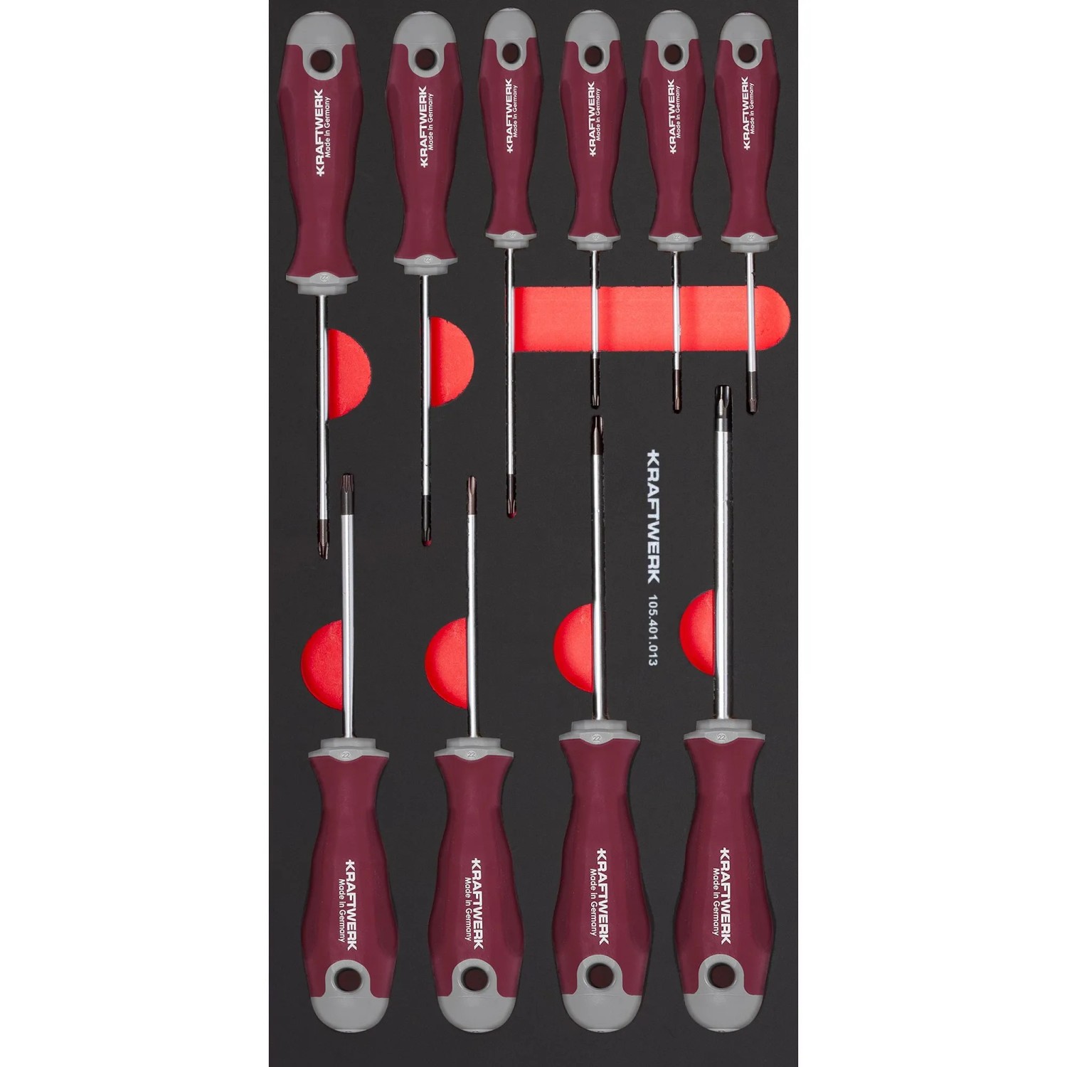 Kraftwerk Schraubendreher-Satz TX 20x40 Einl 10-tlg.