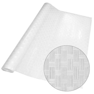 ProHome Fensterfolie Tape 45x150cm Gewebt, weiße Klebefolie mit gewebter Struktur.