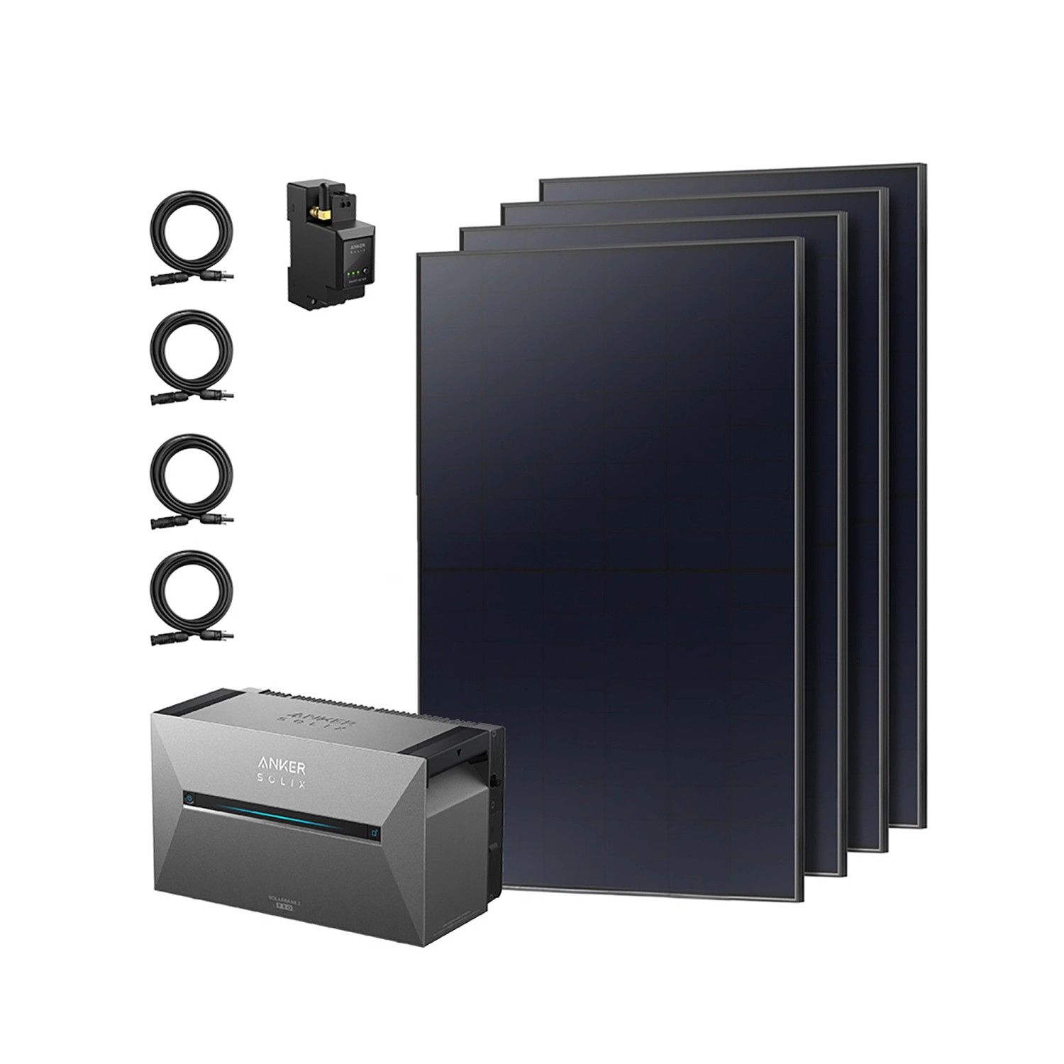 Anker Solix Balkonkraftwerk-Set Solarbank 3 E2700 Pro 1.780 W inkl. Smart Meter