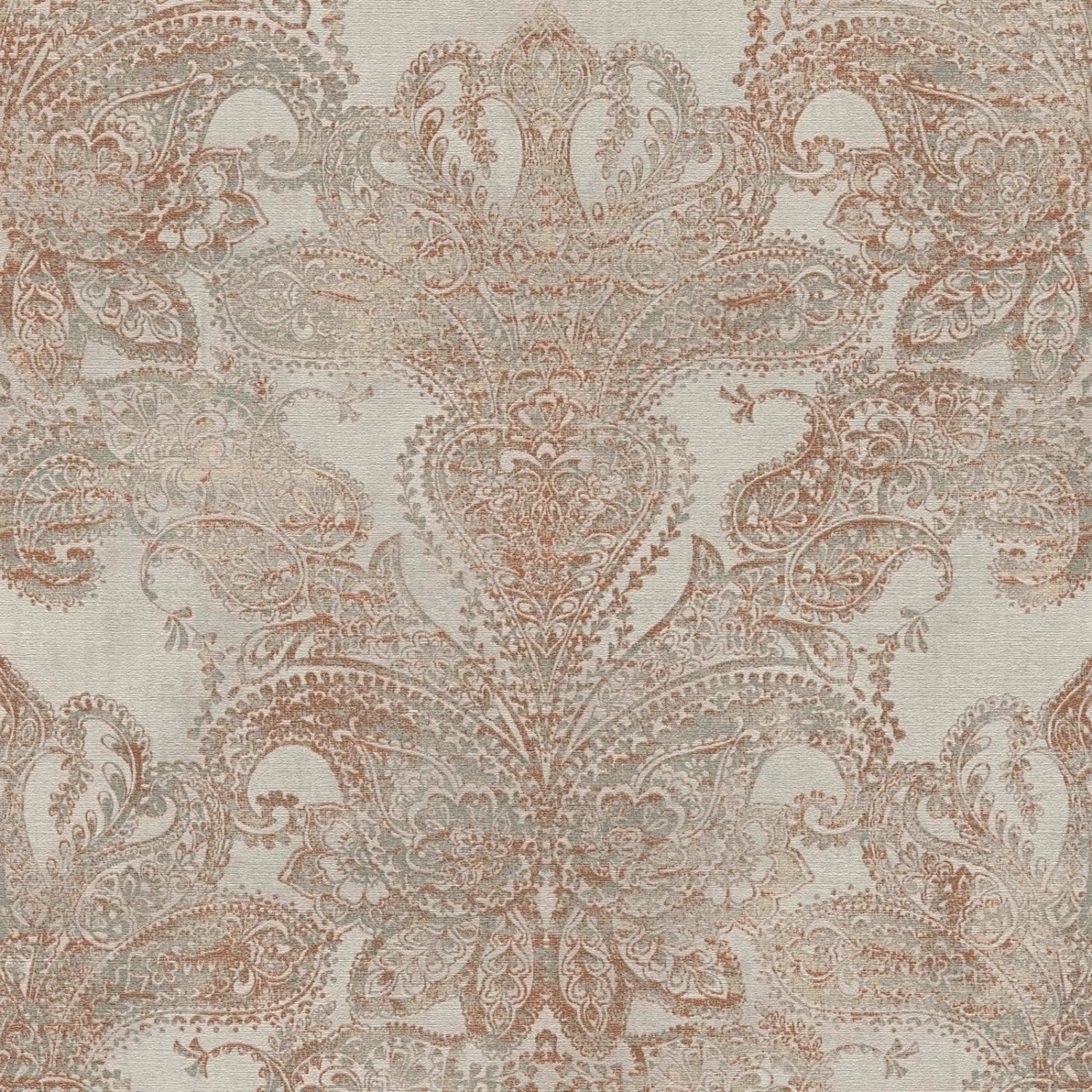 Bricoflor Vintage Tapete mit Paisley Muster Ideal für Esszimmer und Wohnzimmer Ornament Vliestapete in Beige Braun