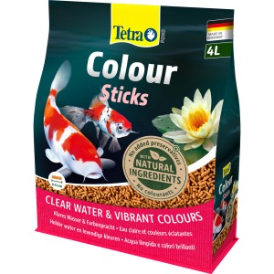 Tetra Pond Colour Sticks 4 l: Hauptfutter für farbenprächtige Teichfische.
