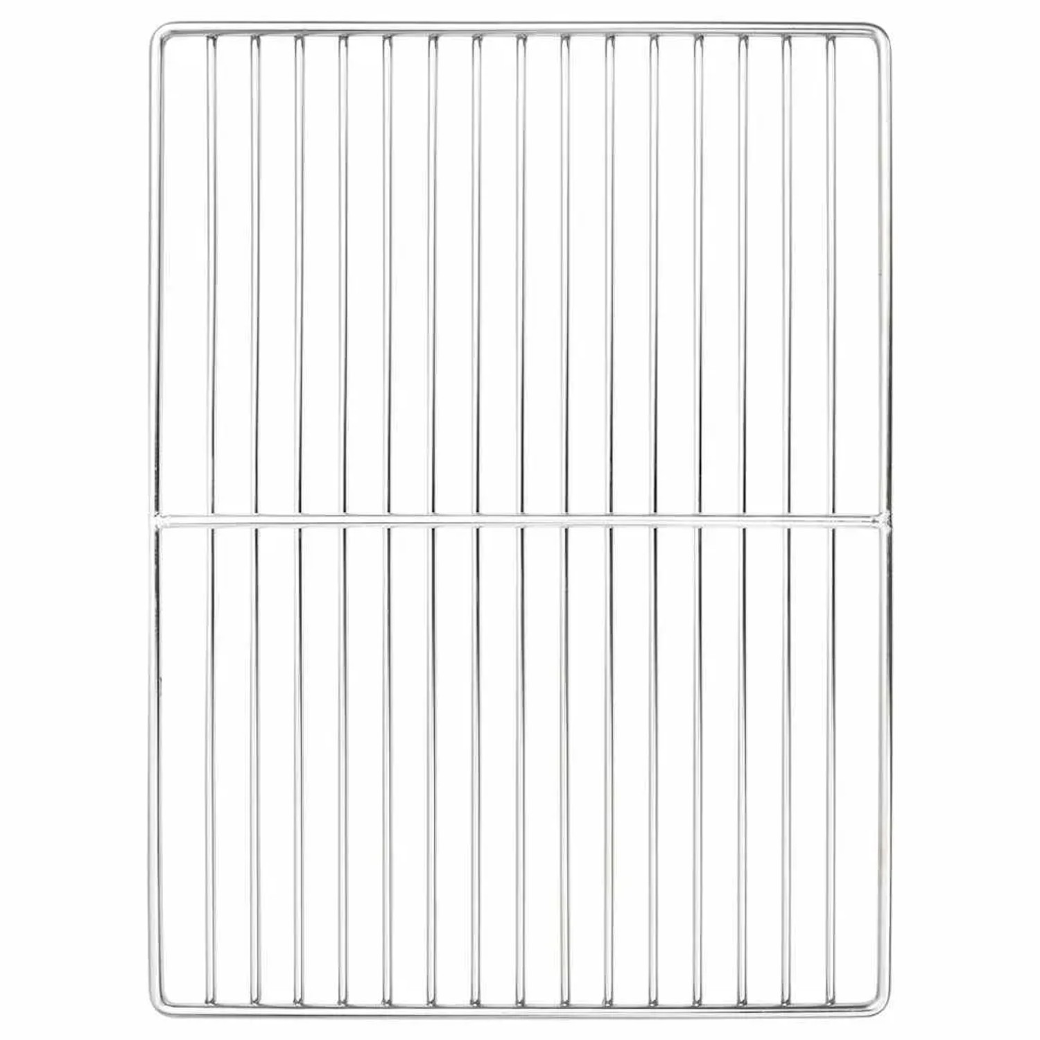 vidaXL Grillrost Silber 40 x 30 cm Edelstahl 42008310