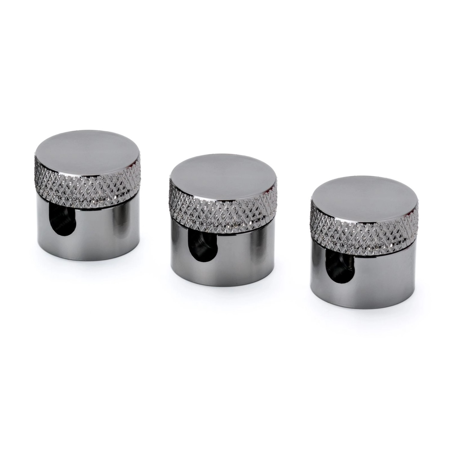Orion Lightstyle Wand und Deckenpin Ø 19 mm Metall Schwarz Nickel 3 Stück