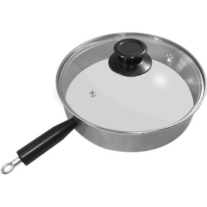 Bratring 24/5 mit Deckel, Edelstahl, 7x36x24cm, Grillutensil für Oberhitze.