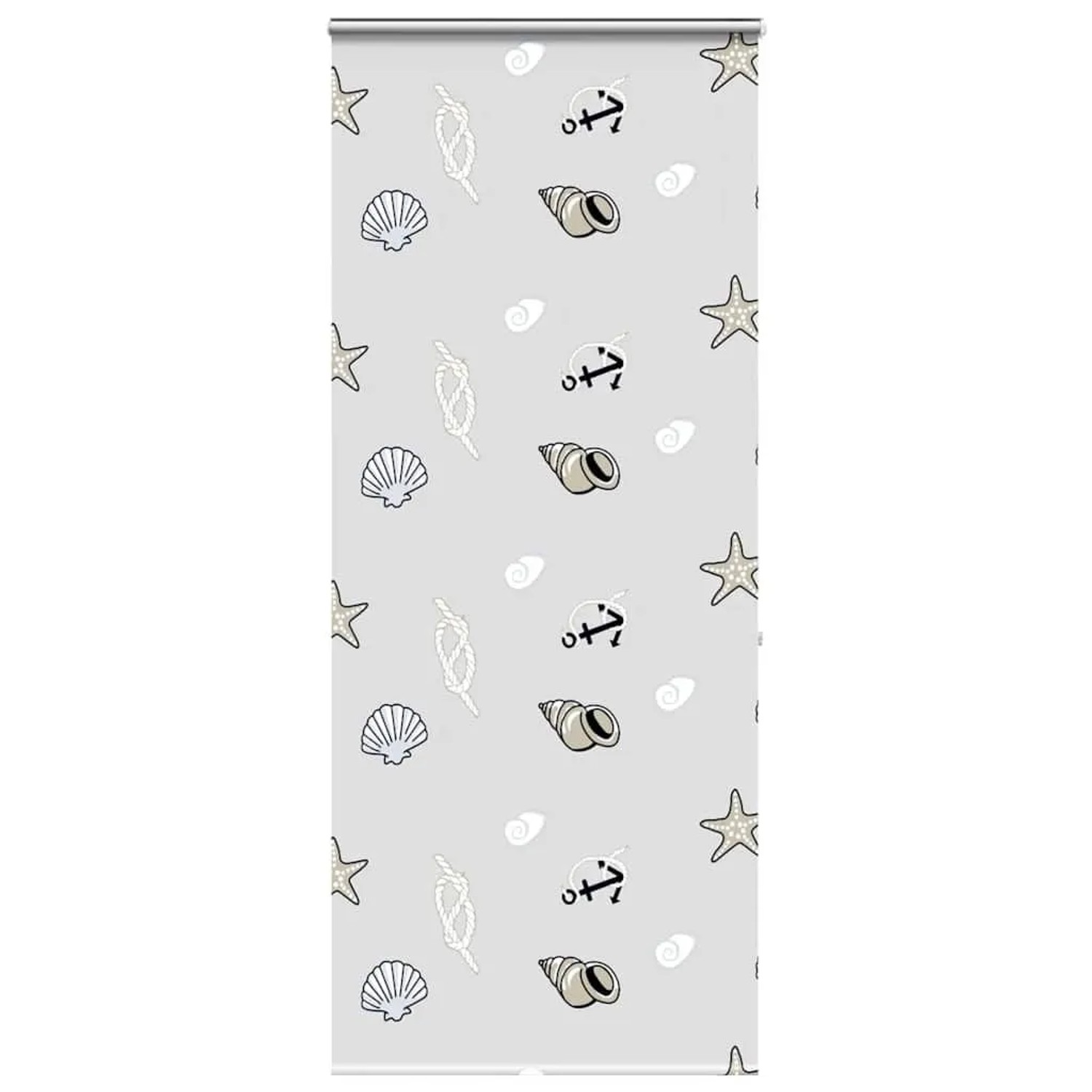 vidaXL Duschrollo mit Kassette 90x240 cm Stoffbreite 86 cm 4015011