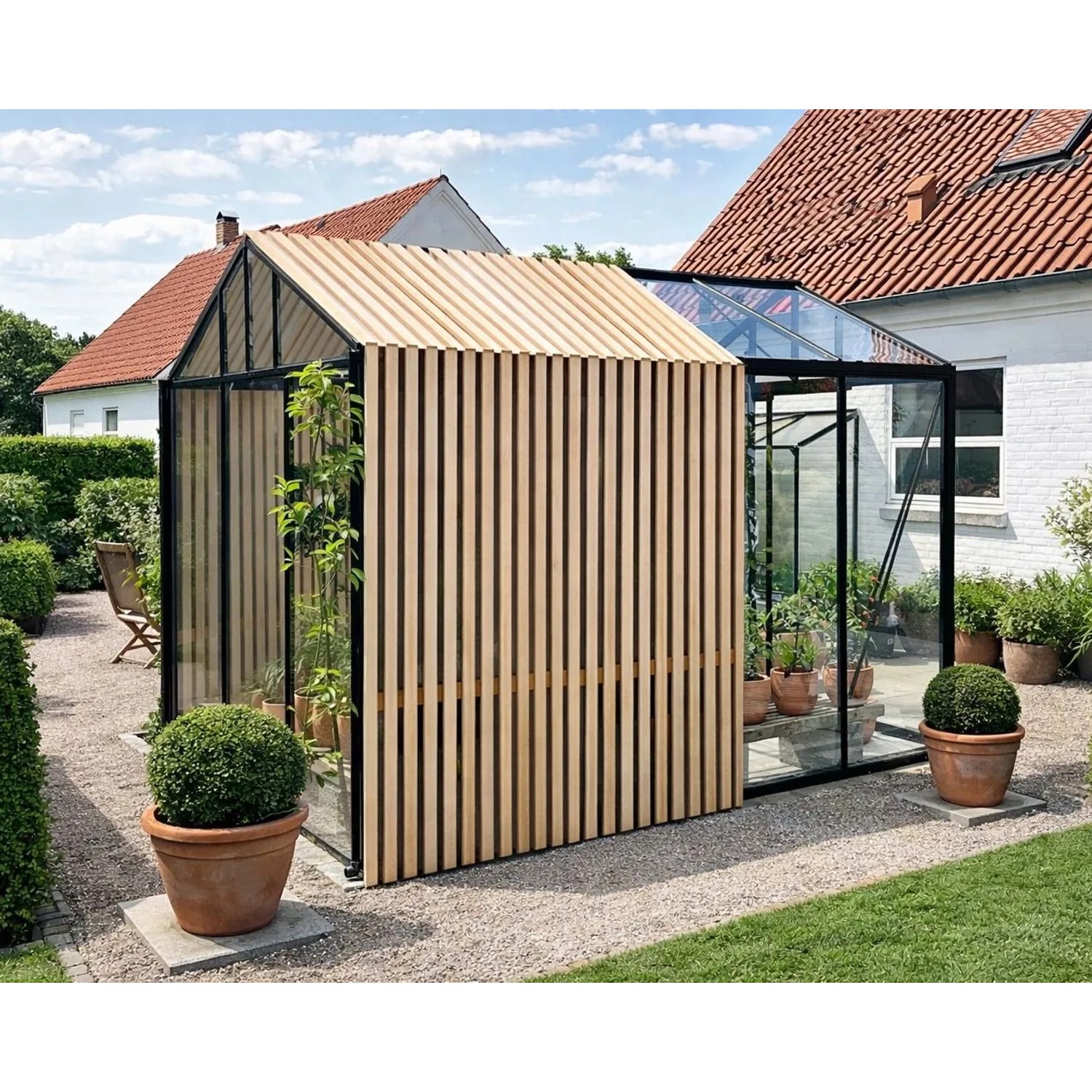 Bloomcabin Premium-Qualität Gewächshaus  Accoya-Fusion GHCAF3