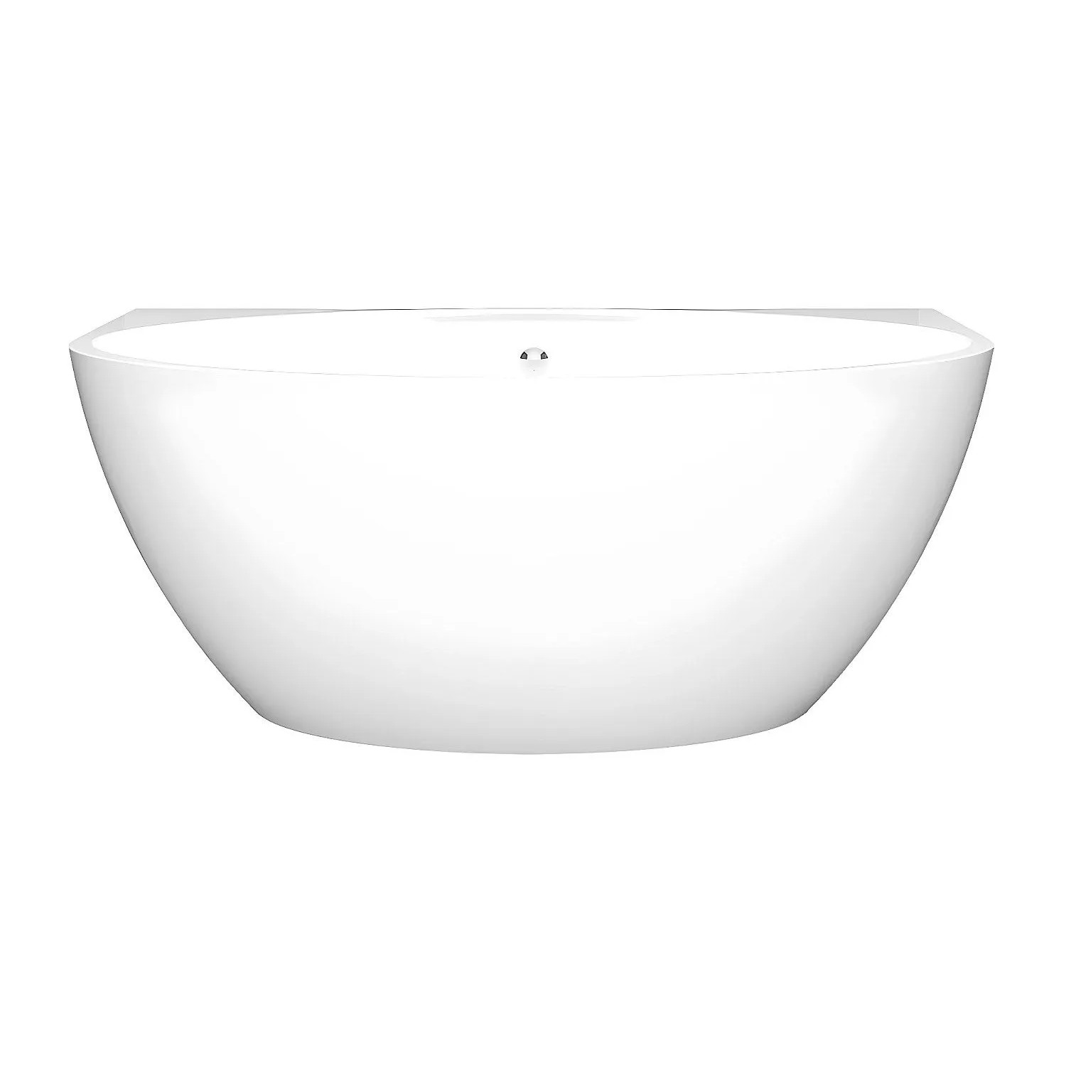 Vente-unique Vorwandbadewanne Pagrus Weiß 151 cm