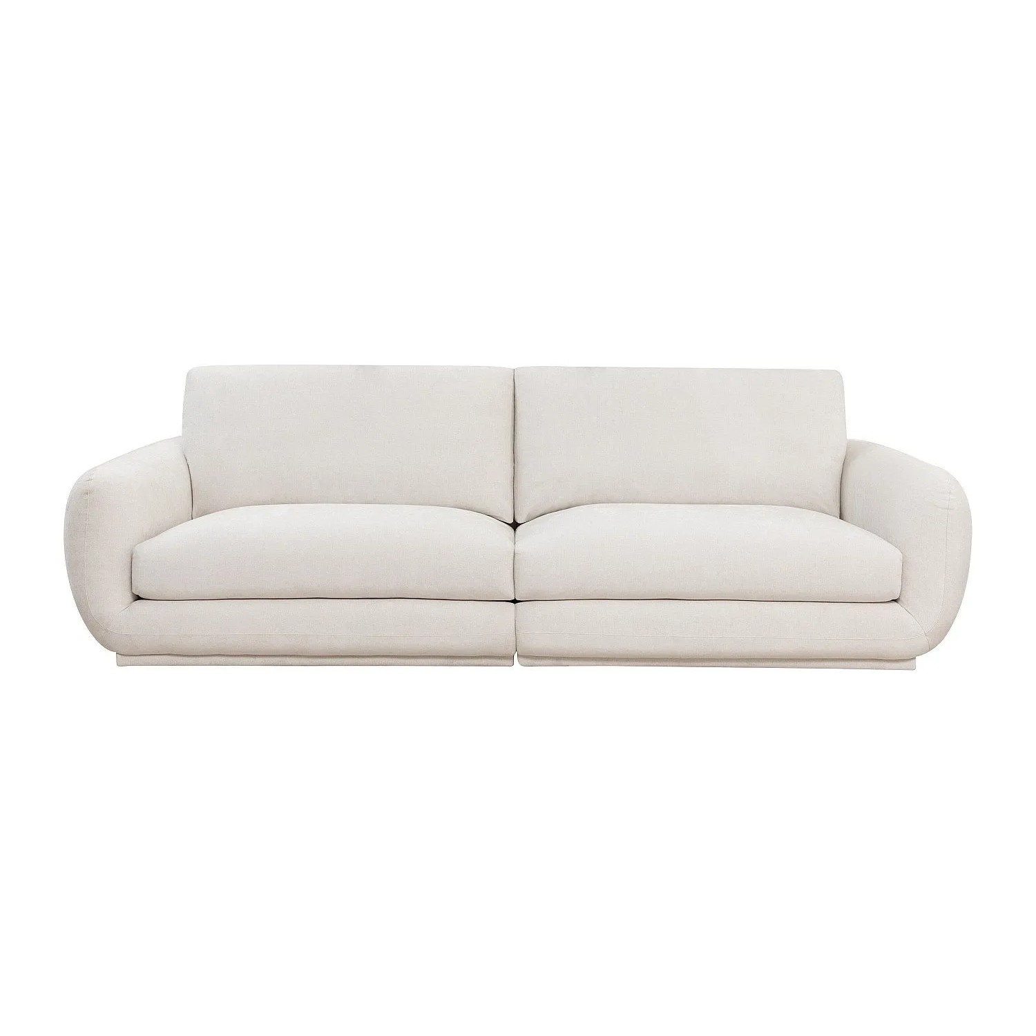 Vente-unique Sofa Ohne Schlafmöglichkeit Sidorio Gebrochenes Weiß 282 cm
