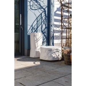 Feuerhand Abdeckhaube Beige für Tyropit Feuerschale, aus Ripstop-Gewebe, schützt vor Staub und Nässe.