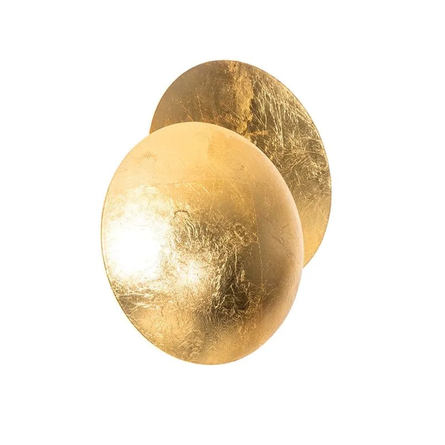 QAZQA Moderne Wandleuchte Gold Rund 20cm Sunrise