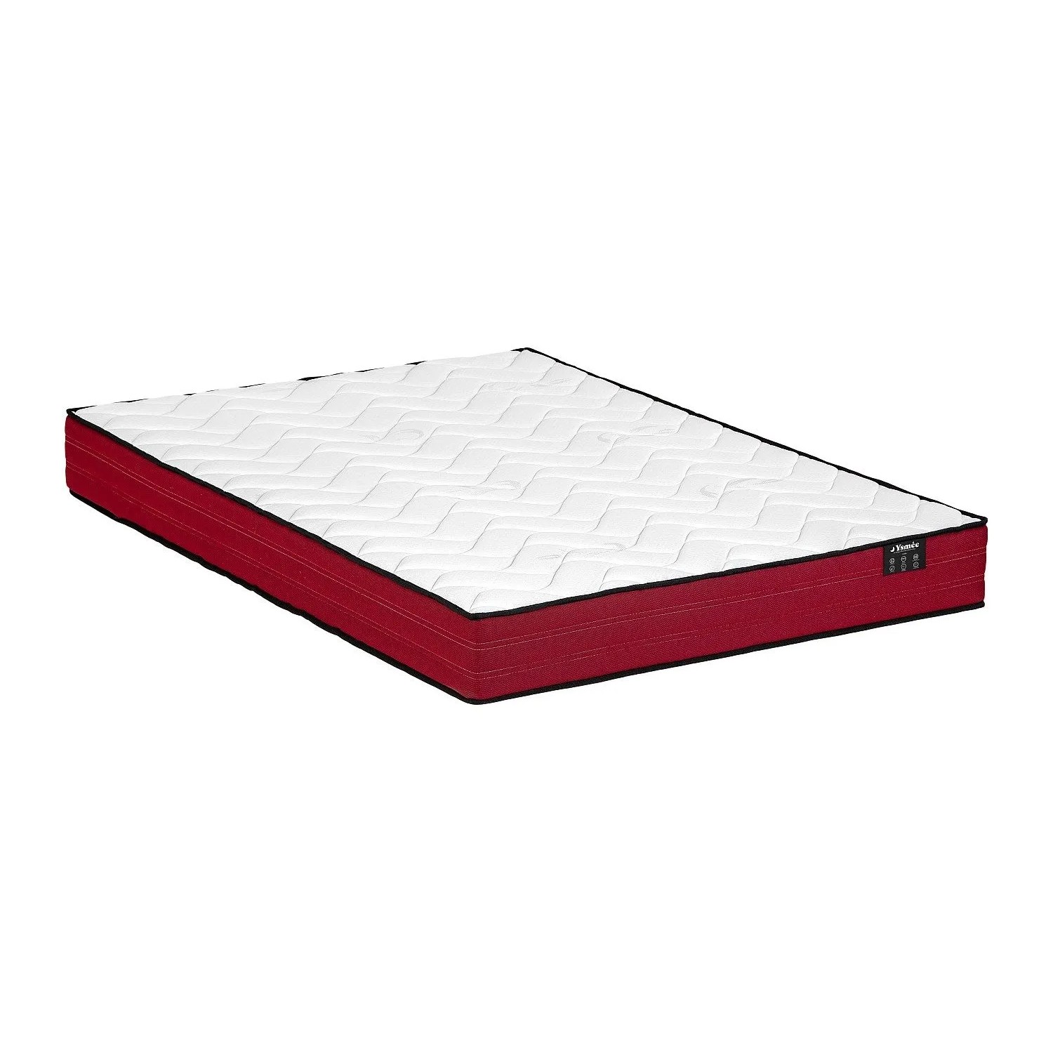 Vente-unique Standardmatratze Jubia Weiß 200 cm