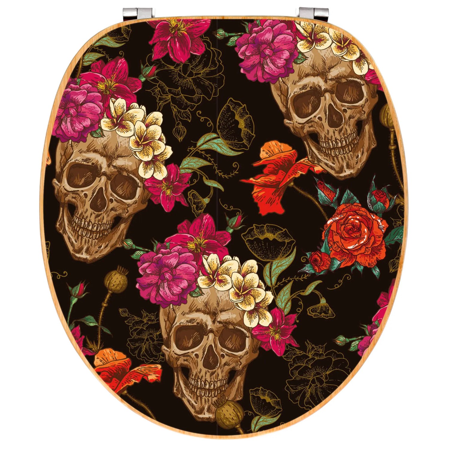 Totenkopf Toilettendeckel 3d