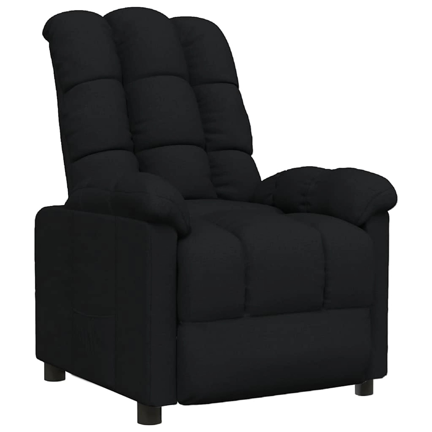 vidaXL Relaxsessel Schwarz Stoff 289798