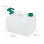 Relaxdays Wasserkanister Kunststoff Weiß BPA-frei mit Hahn 10 l_4