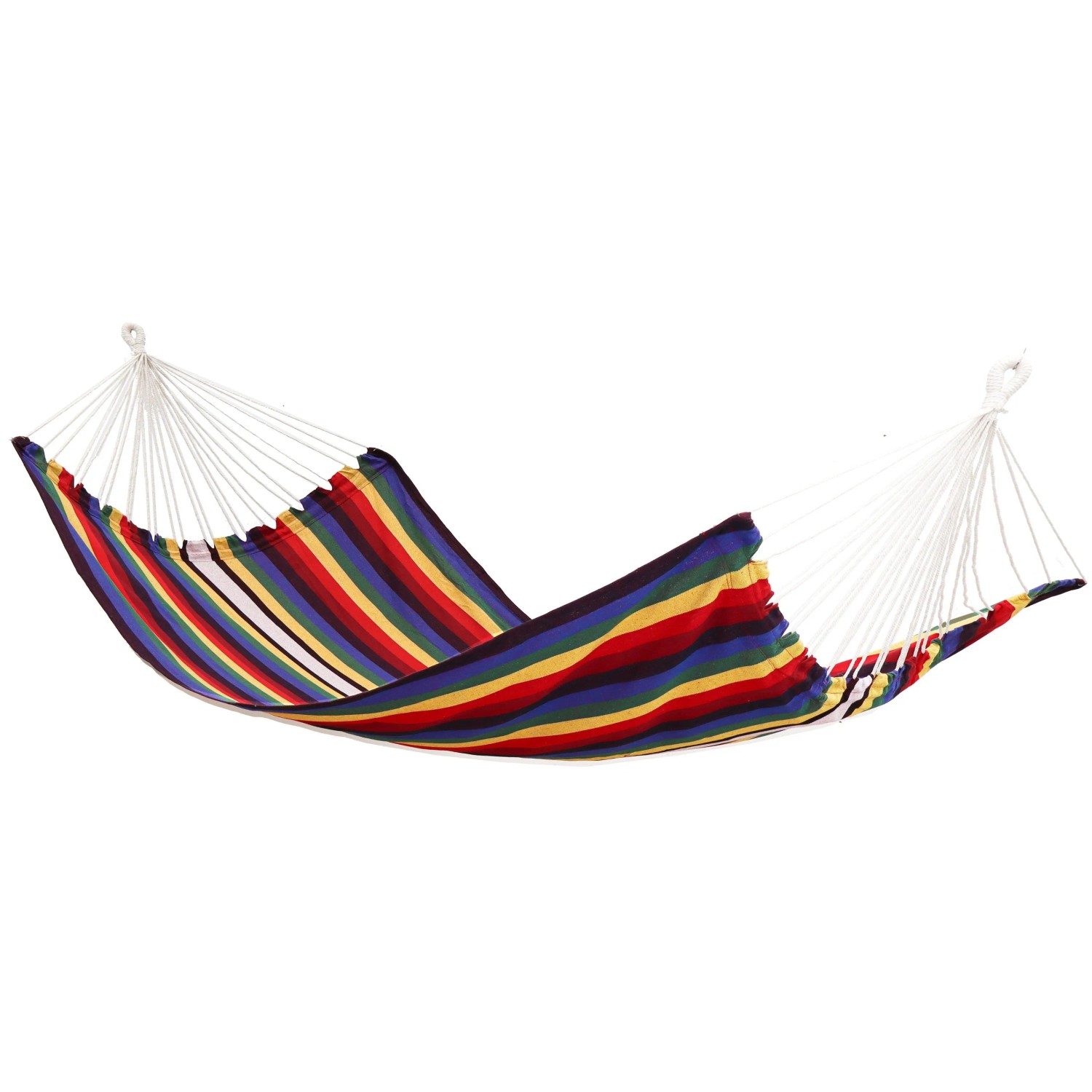 AMANKA XXL Hängematte bis 150 kg 400 x 160 cm Regenbogen