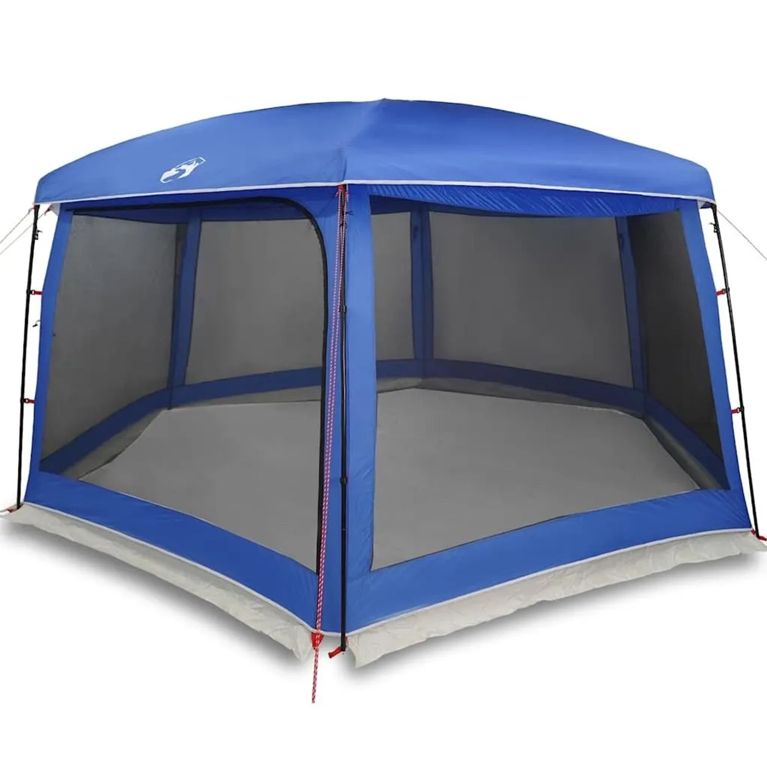 vidaXL Poolzelt mit Abnehmbarem Überzelt Netzwänden Azurblau 670x590cm 4100631_3