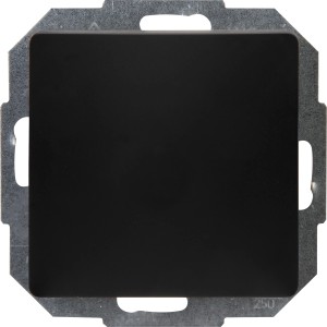 Kopp Taster Paris, mattschwarz, für Schalterserien. Zeitloses Design für Ihr Zuhause.