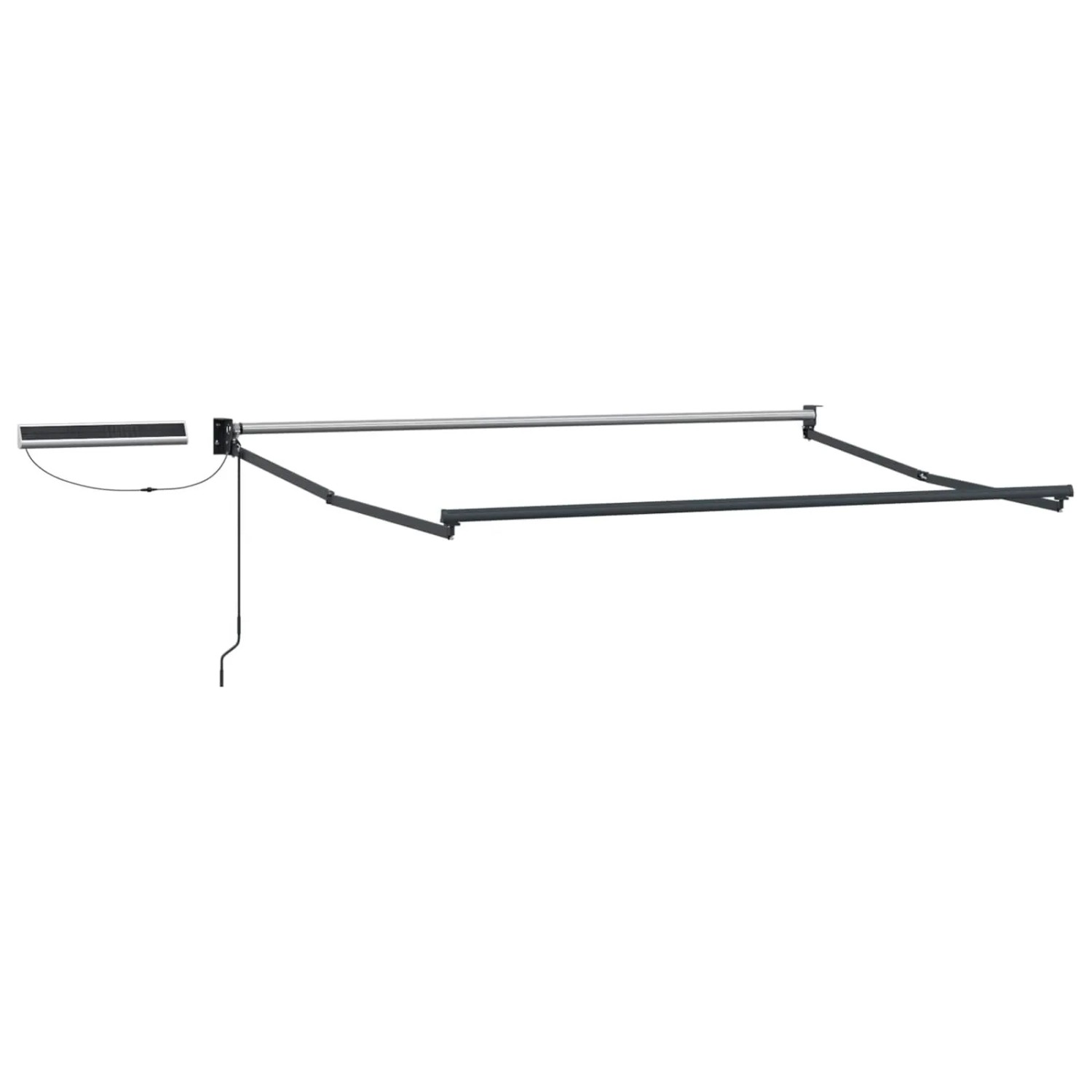 vidaXL Elektrischer Markisenrahmen Anthrazit 3 x 2,5 m Stahl 42024240