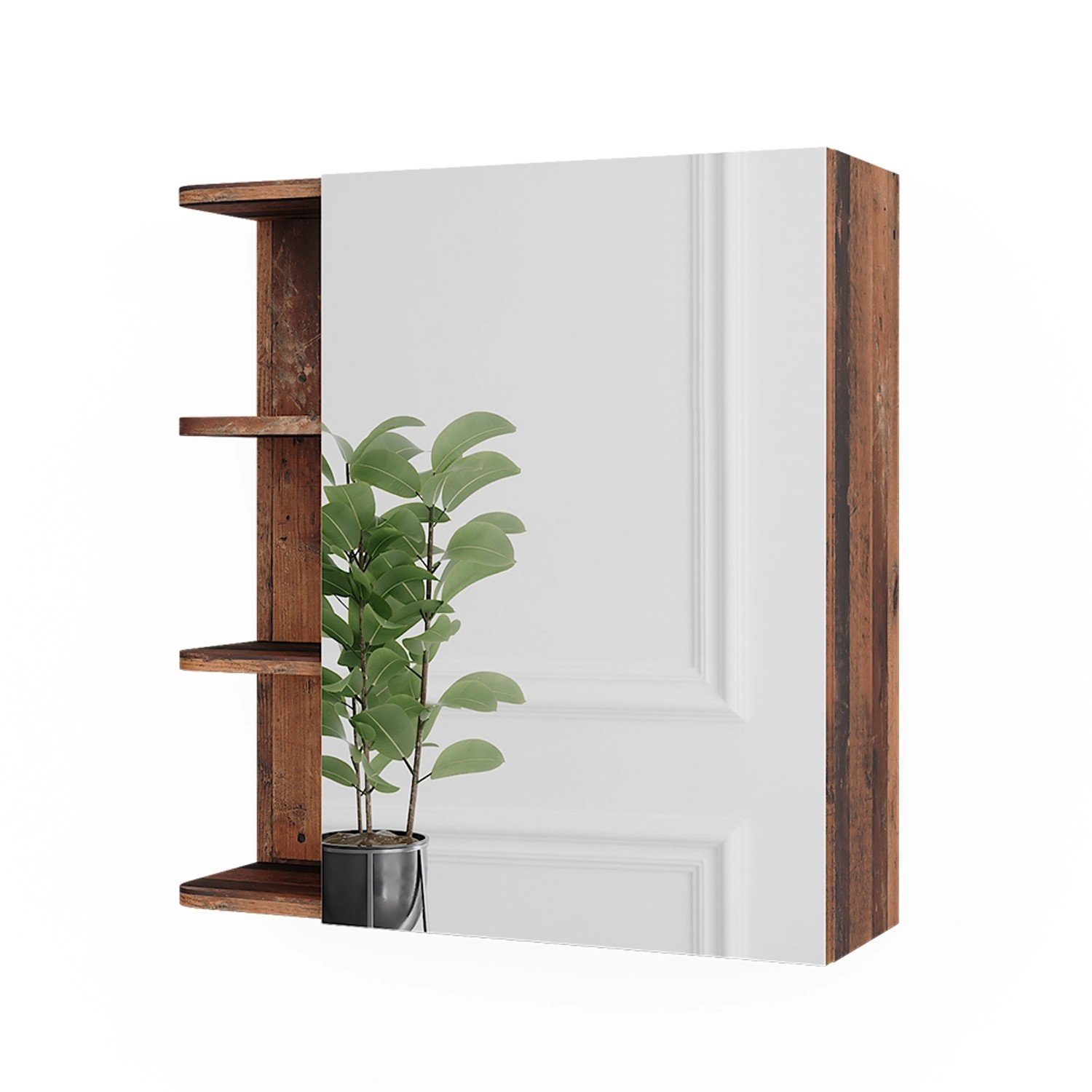 Vicco Spiegelschrank Fynn Oldstyle 62 x 64 cm