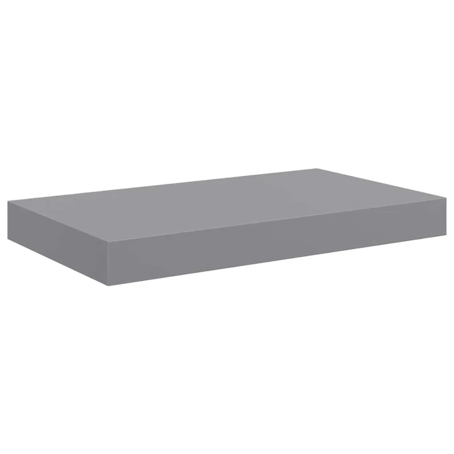 vidaXL Schweberegal Grau 40x23x3,8 cm MDF 323847