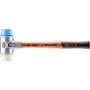 Halder Simplex Schonhammer Ø 40 mm TPE-soft Blau   Nylon mit Aluminiumgehäuse